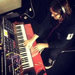 Trent Reznor Instagram - Alessandro with his new Moog. Yes, Moog!