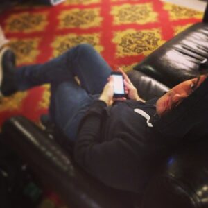 Trent Reznor Instagram - Alessandro backstage.