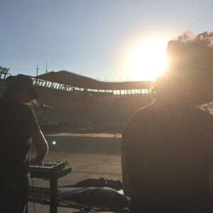 Trent Reznor Instagram - Sunset soundcheck.