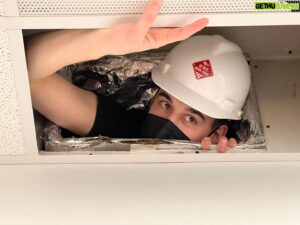 Trevor Collins Instagram - Chase your dreams. Even if it means chasing them up into an air duct to break into your friend’s room through the ceiling.