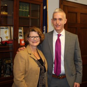 Trey Gowdy Instagram - It was great meeting with Millie Qualls, our Angel in Adoption winner from #SC04. Millie started the South Carolina Heart Gallery in 2005 and continues to use the power of photography to find homes for children and youth in foster care. Thank you, Millie, for everything you do.