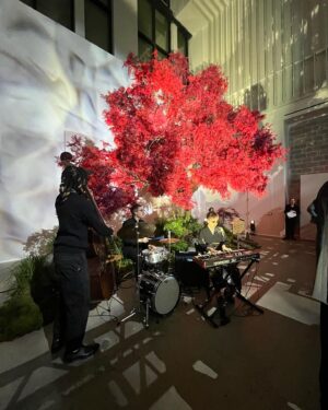 Tricia Fukuhara Instagram - 🎶 Don’t sit under the Suntory tree with anyone else but me (anyone one else but me, anyone else but me) 🌸

Swipe to see a speech from our favorite 🖤 #keanu 

A few more moments from the @suntorywhisky celebration, which was too beautiful not to share. Thanks for the magical (and delicious) memories. What an honor it was to toast to your achievements 🥂🥃

#suntorytime #suntory100 #hibiki #yamazaki #hakushu 

2nd photo: @deitchpham 
Stylist: @jennydayco 
👗: @asanchezfashion @maisonpriveepr_la
👠: @marc.Fischer
💍: @cityofangelsvintage @elisheva.and.constance