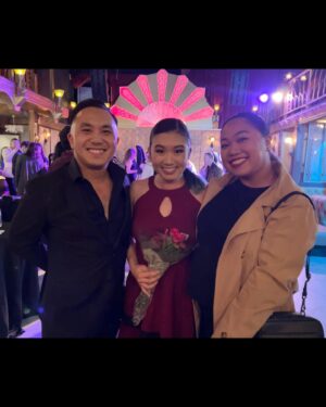 Tricia Fukuhara Instagram - Shine bright like a rhinestone (that you glued to the back-seam of your tights the night before). 😝💎

What an evening to remember. 🥹

I’m a bit late to the party (as always 🥴) but I just wanted to share pix for those who’ve asked, and extend my gratitude to everyone involved in making this such an unforgettable experience. 

Thank you so much to everybody who donated and came out to support @imagine.la in their mission to end homelessness. The generosity and energy in the room was exhilarating, and I’m so honored to have been a small part of it. Thank you to all the dancers who donated their time, patience, and perseverance. And especially to my partner @zorbasandoni who was always there to catch me (literally). Thank you @jenn_artiste and @shann.nicole.allen for believing in me and introducing me to this incredible community. You two are an inspiration. And thanks @pretend.pics and @sthanlee for capturing the evening and giving us beautiful memories to look back upon. 🫶

Forever a supporter of Imagine LA. ❤️

#imaginela #dwts #ballroomdancing #chacha #dancingwiththeimaginelastars