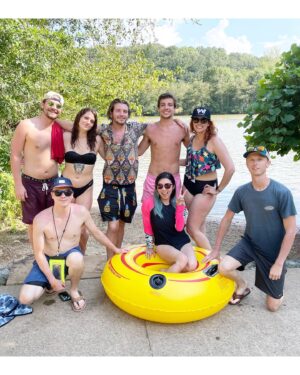 Tricia Fukuhara Instagram - Of course I wait till the day before fall to post my first #summerdump 😝☀️ In case you’re  interested, here’s me:

1. Returning to my love for immersive/interactive theatre 💖
2. Accidentally matching vibes with Jared 🕶️
3. Making gifs with Monica 🧜🏼‍♀️
4. Revisiting choreography from childhood for @flominisc’s wedding 🐉
5. Visiting and dancing with friends at Knott’s 🍇
6. Picketing with my pop sisters 🌈
7. Going into in a river for the first time 😲
8. “Swimming” 🏊‍♀️
9. Gallivanting with old friends on an old ship 🚢
10. Watching a scary movie at a cemetery with @brunnella 🪦

#midsummerscream #knottsberryfarm #ghosttownalive #sagaftrastrong #dragontales #queenmary