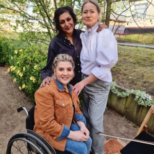Trine Dyrholm Instagram - Had the best time shooting this beautiful film 💙 The Almond and the Seahorse - Behind the Scenes ❤️ In UK cinemas now @almondandtheseahorse @madasbirdsfilms @picnik_entertainment