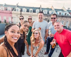 Trishelle Cannatella Instagram - 21 years later, here we are…RWLV 
Irulan, Arissa, Nichole, Brynn, Steven, me, John, and Mikey (Irulan’s husband) 🥰