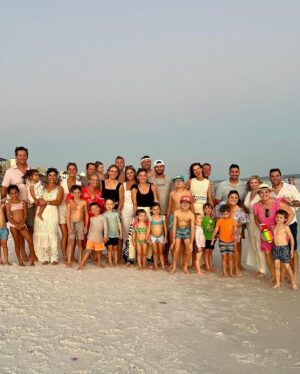 Trishelle Cannatella Instagram - Celebrating Tasha’s 40th at the beach 🎂 Played beer pong, ate cake, flopped in the pool, watched baseball, hosted an outdoor Disney movie night, and had some beach fun ☀️