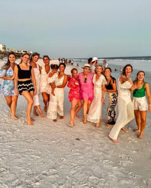 Trishelle Cannatella Instagram - Reppin NOLA in 30A with the Tampa crew! This beach taco and s’more’s party from @saltybeachsetups was lit 🔥

#30a #30alife #beach #beachparty #bonfire #beachlife #beachbonfire #tacoparty #tacos🌮 #tacosandsmores #smores #30abeaches #hey30a #krewe #krewesunglasses #saltybeach #saltybeachseasidefl #saltybeachsetups