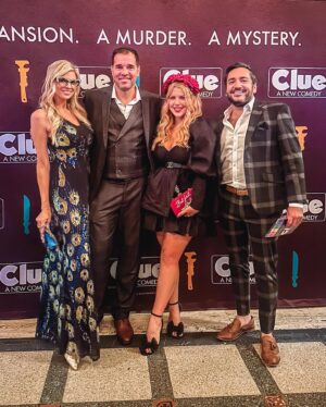 Trishelle Cannatella Instagram - Introducing: Mrs Peacock, Mr Green, Miss Scarlet, & Professor Plum. 

We laughed so hard @clueonstage It was so witty and fun. Also no intermission. A quick 1.5 hour show so get your snacks and cocktails before it starts. Only a few days left @saengernola so go get your tickets!

Also it’s Restaurant Week! Go check out the special 3 course menu from @gwfins and other local places in NOLA this week for some amazing deals!

#clue #cluethemusical #clueonstage #saengertheater #saenger #mrspeacock #mrgreen #missscarlet #professorplum #restaurantweek #gwfins #onlyinneworleans