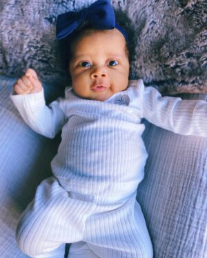 Tristan Mack Wilds Instagram - happy 1st birthday to our baby girl Naima! she is the perfect addition to our Wild(s)bunch 🍇  thank you God for this day and for our New New 🤍

Styled by mommy 💅🏾
Her Entire Outfit: Amazon