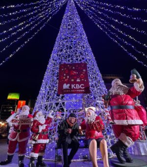 Tsurube Shofukutei Instagram - 福岡のイルミネーション、🎅とともに。