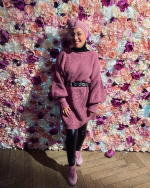 Tua El-Fawwal Instagram - Today on the Event Blaue Blume💕
#blaueblume #event #acting #actor #actorslife #hijab #hijabstyle #hijabfashion #hijabstyle #hijabfashionista #hijabgirl #turban #turbanstyle #flowers #purple #alhamdulillahforeverything