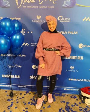 Tua El-Fawwal Instagram - Today on the Event Blaue Blume💕
#blaueblume #event #acting #actor #actorslife #hijab #hijabstyle #hijabfashion #hijabstyle #hijabfashionista #hijabgirl #turban #turbanstyle #flowers #purple #alhamdulillahforeverything