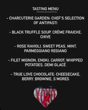 Tucker Ricchio Instagram - Our Valentine’s Day menu is finally here!! Link for tickets in bio!! 🖤
 
#GastronomyGangster #valentines #vday #popup #privatechef #dinnerparty #cheflife #chefsofinstagram #nextlevelchef #la #losangeles #tastingmenu #datenight