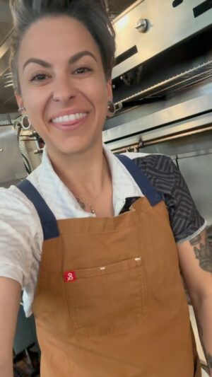 Tucker Ricchio Instagram - I’m ready to rock n roll, how about you??!! Come try two of my signature dishes and take a selfie with me 🖤🤘🏽🦩

#ChefTucker #GastronomyGangster #travel #travelchef #privatechef #popup #dinner #orlando #florida #fourflamingos #nextlevelchef #hedleyandbennett #apronsquad #hbambassador