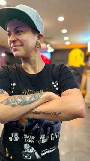 Tucker Ricchio Instagram - Next Level 💉🩸

#nextlevelchef #immunitypin #teamramsay #inkedgirls #girlswithtattoos #cheflife #cleopatraink #tattoohop #sanfrancisco #sf #bayarea #sorrymom
