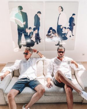 Tugay Mercan Instagram - Men in White🕶 w/ @ismaildemirci