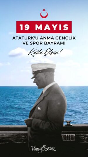 Tümay Özokur Instagram - Sevgi, saygı, minnet ve özlemle anıyoruz… 🤍 

“Bütün ümidim gençliktedir.” 
- Mustafa Kemal ATATÜRK 

19 Mayıs Atatürk’ü Anma Gençlik ve Spor Bayramı kutlu olsun!  #19Mayıs