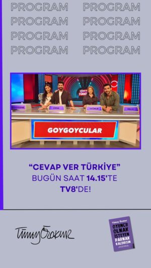 Tümay Özokur Instagram - Mahassine Merabet, Cenk Torun, Yağmur Ün, Melih Özkaya’nın katıldığı “Cevap Ver Türkiye” yarışması @tv8’de. ✨