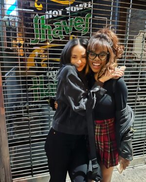 Tunisha Hubbard Instagram - Big Boss Lady @yesitsness_ popped up and I had to see her it’s been way too long! 🥰 We had the best time time, there’s nothing like good friends 💕 Hopefully I’ll see you in Chicago this summer boo!