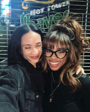 Tunisha Hubbard Instagram - Big Boss Lady @yesitsness_ popped up and I had to see her it’s been way too long! 🥰 We had the best time time, there’s nothing like good friends 💕 Hopefully I’ll see you in Chicago this summer boo!
