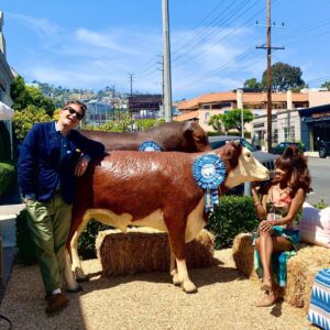 Tunisha Hubbard Instagram - Well look at that! We’re @lcdqla Blue Ribbon Winners!!!! 
Meet these lil’ cuties,🐄 Anna Mae &
Laura Bell home grown by @nturnerdesign himself!! Don’t mind that naughty steer, Billy, he just loves telling dirty jokes.