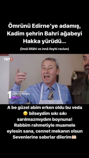 Turgay Başyayla Instagram - İnnâ lillâhi ve innâ ileyhi raciun 😔