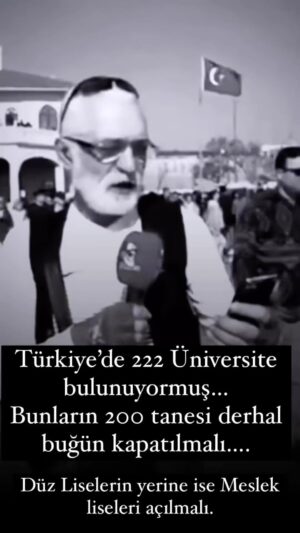 Turgay Başyayla Instagram - Bu doğruysa lütfen kapatılsın bu üniversitelerin yarısı, meslek liseleri ve üniversitelerine çokkk acil ihtiyaç var. Ülke kurtulur, mezunların iş ve para sıkıntısı kalkar ortadan, çarklar yeniden dönmeye başlar👍🏼
