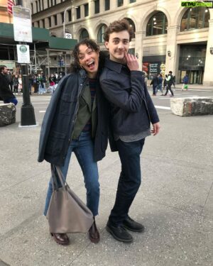 Ty Doran Instagram - Today is the day! A year ago I moved out to nyc barely knowing anyone. Yesterday, I left New York heartbroken to leave my new family. Go check out @manifestonnetflix. Some of the most beautiful, warm, generous, talented souls you’ve ever met worked really hard on it! Also swipe to catch Cal hair transformation courtesy of @rajmantra_singh_khalsa