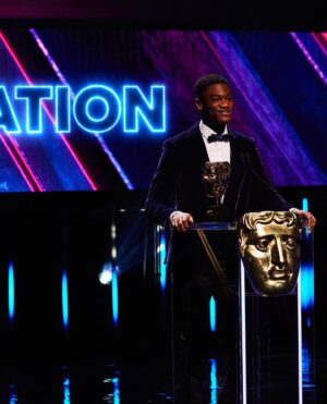 Ty Logan Instagram - BAFTA Game Awards 2022. 1st Time Presenting an Award, Great Pleasure! 👌🏾😁 #energy #baftas