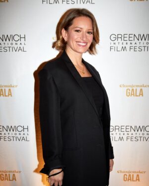 Ty Stiklorius Instagram - Thank you for @greenwichfilm for honoring @getlifted with the Changemaker Award last night. What a beautiful evening with friends, inspiring musical performances and a community committed to making positive change through storytelling and content creation. Thank you to @katyturnbc @jayrellis @adriennelwarren @thewarandtreaty @blessingoffor @hfwa_ig for all of your love. And thank you @riannsmithauthor for telling our story ❤️ (dress @maisonvalentino styling @justdanielle )