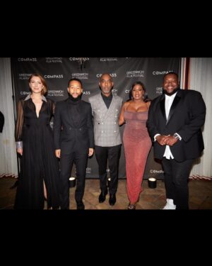Ty Stiklorius Instagram - Thank you for @greenwichfilm for honoring @getlifted with the Changemaker Award last night. What a beautiful evening with friends, inspiring musical performances and a community committed to making positive change through storytelling and content creation. Thank you to @katyturnbc @jayrellis @adriennelwarren @thewarandtreaty @blessingoffor @hfwa_ig for all of your love. And thank you @riannsmithauthor for telling our story ❤️ (dress @maisonvalentino styling @justdanielle )