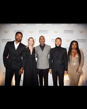 Ty Stiklorius Instagram - Thank you for @greenwichfilm for honoring @getlifted with the Changemaker Award last night. What a beautiful evening with friends, inspiring musical performances and a community committed to making positive change through storytelling and content creation. Thank you to @katyturnbc @jayrellis @adriennelwarren @thewarandtreaty @blessingoffor @hfwa_ig for all of your love. And thank you @riannsmithauthor for telling our story ❤️ (dress @maisonvalentino styling @justdanielle )
