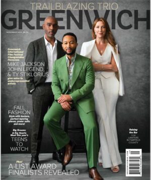 Ty Stiklorius Instagram - 💚 🎥 Thank you @greenwichmag and  riannsmithauthor for telling our story, Get Lifted’s story, of long term friendship, collaboration & creativity. What a dream come true! Thank you @greenwichfilm for honoring us with the The Changemaker Gala that takes place on November 9th at L'Escale and benefits @hfwa_ig a public high school in my hometown of Philadelphia, that proudly serves over 95% black and brown students with a variety of backgrounds, talents, and needs. 
@greenwichmag
@greenwichfilm
Writer: @riannsmithauthor
Photog: @francollinphoto1 
White suit: @gabrielahearst #GIFF #Changemakers #GetLifted