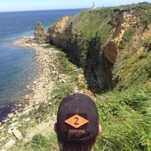 Tyler Grey Instagram - I was lucky enough to go to Normandy in 2014 for the 70th anniversary of the D Day landings. I also got to talk to several Normandy Raiders which very sadly that opportunity is now gone. It was amazing and hard to explain how much it changed the way I view a lot of things. Podcast part 2 will be coming soon I am very happy people that some people are getting something they can take away for themselves from it. Thanks again for the feedback and happy June 6th. Oh also this picture is me over looking Pointe Du Hoc in 2014. It was something beyond words to explain.