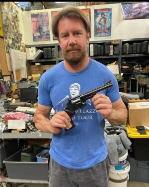 Tyler Grey Instagram - This picture is from awhile back but I don’t think I ever posted it. This was Clint Eastwoods .44 Magnum (Model 29) from “Dirty Harry”. I believe this gun was from the second movie specifically. I love movie props as I believe that goes along with my love of cinema. Sometimes you see a prop in person and are underwhelmed but not if you are at Mike Papac’s shop. This is one of his relics and every one has a great story attached to it. Speaking of: Stories are to me what this business is about and that all starts with writing. Hopefully this strike gets resolved quickly so we can all go back to doing our part in the storytelling process. Have a good week.