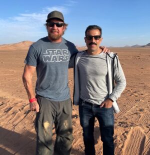 Tyler Grey Instagram - Kandahar is in theaters NOW! Go check it out it’s a great blend of action and emotion wrapped in authentic storytelling. No CGI; if you see an explosion or a stunt: someone did that for real. I got the opportunity to work with so many amazing actors and actresses on this film as well as an international crew that was incredibly hard working especially in this environment. Fun fact: 6 languages were spoken on set during the making of this. 4 months in the Saudi Arabian desert was rough but the scale and beauty of the terrain is evident on screen. Hope those who check it out enjoy the experience. #kandaharmovie