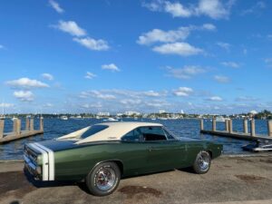 Tyler Hoover Instagram - A very green 1968 Charger I just purchased in Miami. New video live!