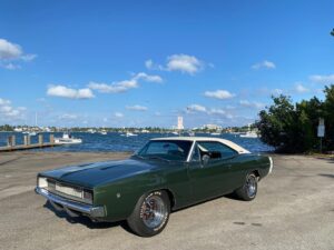 Tyler Hoover Instagram - A very green 1968 Charger I just purchased in Miami. New video live!