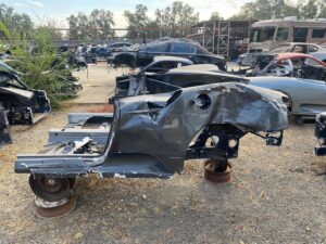 Tyler Hoover Instagram - Visited Ferrparts in Sacramento before heading to car week, and saw some sad things. Silver 430 is a before/after picture based on the VIN