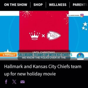 Tyler Hynes Instagram - Remember that thing I did with the Kansas City Chiefs 🏈 that looked like a movie but wasn’t a movie...well…it’s a movie now. ;)

That doesn’t happen without a lot of people being very thoughtful and creative about how to give all who might enjoy this just the right experience. 

Thanks to all the publications, online enthusiasts and news outlets that seemed to be tickled by this news.

I included a few but I’ll list some of the other lovely places that were excited to share the announcement. 

Congrats everyone at @hallmarkchannel & @chiefs @nfl for pulling off what’s never been done. 

And to everyone who’s about to start the journey of making this film, giddyup 🤠 we’re going to Kansas City, the home of two organizations connected by a spirit rarely seen. 

👑 @hunterking @ed_begley_jr 
🤍 @lhdhallmark @mrsjp24 @candicemeghan @julie_sherman_wolfe @davidwulf John Putch @dabbot1  @lindseyroy26 @anniehowellpr @djhindustani @i_am_sweet_sam @megvantine @rantsandraves411 @poperandy @atipam @sillypants85 
@mrsjennylatz @alyssa.osheim 

Red Kingdom! 🏈⚡️🎬

( I tried to tag everyone, if I couldn’t find ya please comment and I’ll try to add you 🙏🏻🤍😊)

@variety / @emilylongeretta 
@hollywoodreporter 
@deadline / @lynette.rice
@entertainmentweekly 
@todayshow @carsondaly @jennabhager @hodaandjenna @hodakotb 
@indiewire
@thewrap 
@people / @juliaaamoore , @breannenyc
@entertainmenttonight 
@forbes / @justcathy331
@newsweek 
@nbcnews 
@espn 
@sportsillustrated
@cbssports 
@yahoosports 
@foxnews 
@usweekly /  @johnnimacke
@ftwusatoday 
@tmz_tv
@holausa /  @alimariehurtado
@bleacherreport 
@tvinsider /  @avery__thompson
@outkickthecoverage / @matt_reigle
@athlonsports 
@dubewilson
@justjared
@soapsdotcom /  @thekristynburtt
@upi 
@brobible 
@on3 
@atozsportsfilmroom 
@tvfanatic_official / @carissapavlica
@tvshowsace / @georgiamakitalo
@sportsbusinessjournal
@fangirlish /  @erinelizabethgross
@chatsports
@thekansascitystar 
@arrowheadpride / @pgsween
@fox4kc 
@kctv5 /  @katiethebyrd
@kcur893 / @savannah_hawley , @gabrieljr
@thespundotcom 
@vitalthrills 
@presspassla