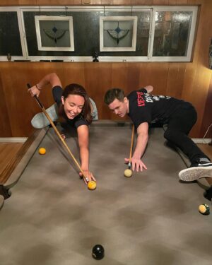 Tyler Johnston Instagram - Not sure we’re doing this right 🎳