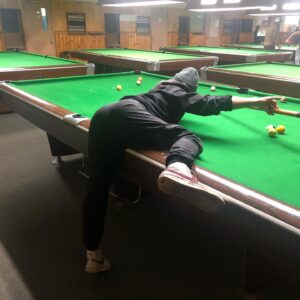 Tyler Johnston Instagram - pool shark 🍑