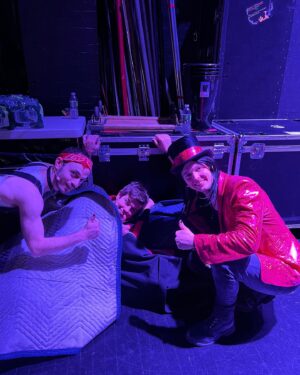 Tyler Johnston Instagram - Mid show naps ferda 🤣🖤