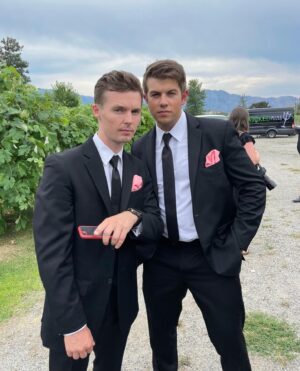 Tyler Johnston Instagram - Everyone’s favourite labradoodle married a literal angel last week.

We all know there is no fighting at weddings….unless it’s for the right to PARTY!! 💃🏼🕺