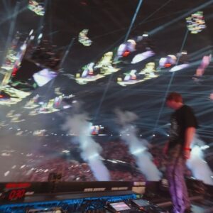 Tyler Marenyi Instagram - RAMPAGE WTF!! This was the best show I think I’ve ever played in Europe. Truly next level energy the entire set. The absolute perfect place to host the final DRMVRSE set. So grateful for this incredible night!! 😍

MASSIVE shoutout to my crew who spent 80  hours the last two weeks busting their asses to translate the DRMVRSE show to a stage this large. They came thru and really helped make this show next level. @capn_chuck @arengoldd @nicelasers @rubikz_visual 

Lastly thanks to my bro @frankynuts for coming out to premiere our new song!! Gonna post a preview of that one soon 🔥❤️🔮

📸/🎥: @tessapaisan