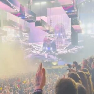 Tyler Marenyi Instagram - RAMPAGE WTF!! This was the best show I think I’ve ever played in Europe. Truly next level energy the entire set. The absolute perfect place to host the final DRMVRSE set. So grateful for this incredible night!! 😍

MASSIVE shoutout to my crew who spent 80  hours the last two weeks busting their asses to translate the DRMVRSE show to a stage this large. They came thru and really helped make this show next level. @capn_chuck @arengoldd @nicelasers @rubikz_visual 

Lastly thanks to my bro @frankynuts for coming out to premiere our new song!! Gonna post a preview of that one soon 🔥❤️🔮

📸/🎥: @tessapaisan