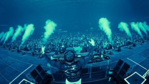 Tyler Marenyi Instagram - INSANE energy at Thunderdome this past weekend. Got to test out a TON of new music that I’m gonna be teasing for the next few weeks off my upcoming EP. 

Huge shoutout to the don @excision @excisionpresents for throwing such a badass event and going extra hard on the stage production. Truly a next level experience! 🔥🔮