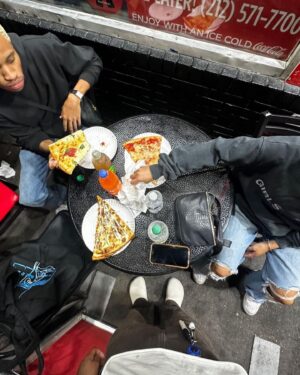 Tyrel Jackson Williams Instagram - NYC dump

Highlights:
- the dj set on the williamsburg bridge
- warhol’s studio 54 invite painting
- whatever the hell that LED wall thing was
- pizza by the slice (the way god intended)