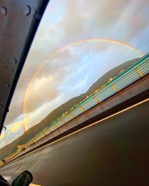 Uki Satake Instagram - 虹を見たんだ🌈